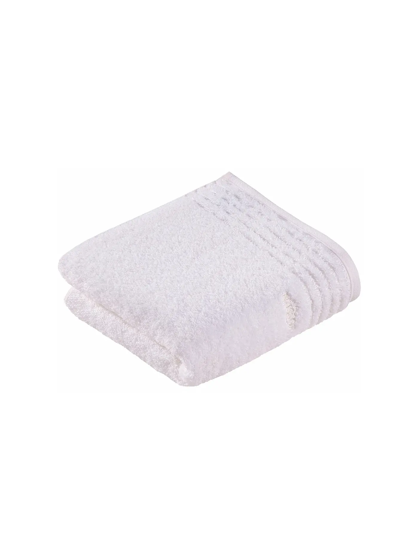 VOSSEN | Handtuch VIENNA STYLE SUPERSOFT 50x100cm Blackberry | weiss